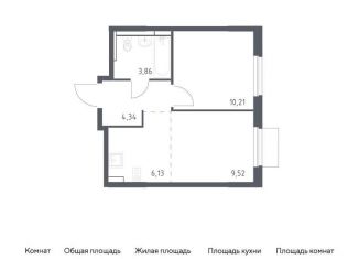 Продажа 1-комнатной квартиры, 34.1 м2, Мытищи, жилой комплекс Мытищи Парк, к5