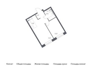 1-ком. квартира на продажу, 37.9 м2, Москва, жилой комплекс Эко Бунино, 14.2