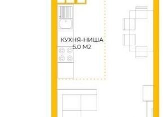 Квартира на продажу студия, 36 м2, Пенза, Октябрьский район, Побочинская улица, с14