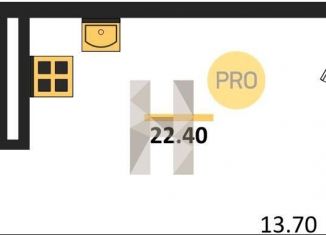 Продается квартира студия, 22.4 м2, Новосибирская область