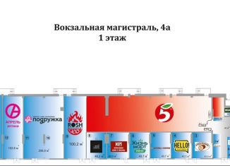 Продажа торговой площади, 102.6 м2, Новосибирск, Вокзальная магистраль, 4А, метро Красный проспект