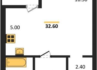 Продается квартира студия, 32.6 м2, Новосибирск, метро Заельцовская, улица Декоративный Питомник, 8