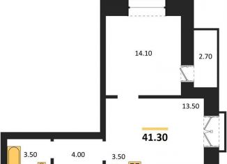 Продаю 1-ком. квартиру, 41.3 м2, Новосибирск, Заельцовский район, улица Брестская Горка