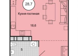 Продажа квартиры студии, 28.7 м2, Михайловск, переулок Ландышей, 4