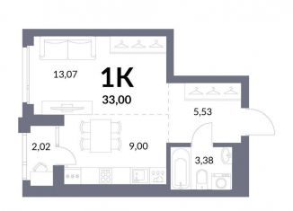 Продам квартиру студию, 31 м2, Новосибирск, Горская улица, 2/1