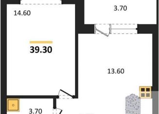 Продаю 1-ком. квартиру, 39.3 м2, Воронежская область