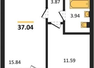 1-ком. квартира на продажу, 37 м2, Воронежская область