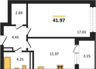 Продам 1-ком. квартиру, 42 м2, Воронеж, Центральный район