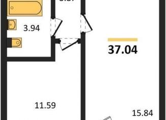 Продаю однокомнатную квартиру, 37 м2, Воронежская область