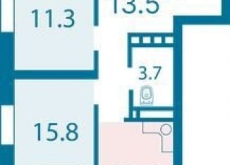 Продажа 2-ком. квартиры, 55.9 м2, Красноярский край, Ключевская улица