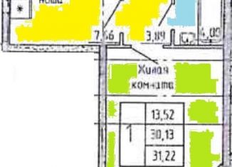 Продам квартиру студию, 30.5 м2, Воронеж, улица 9 Января, 225/1к1, Советский район