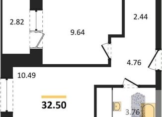 Продается 1-комнатная квартира, 32.5 м2, Воронеж, Острогожская улица, 164