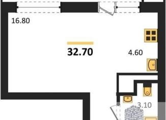 Квартира на продажу студия, 32.7 м2, Воронеж, Железнодорожный район