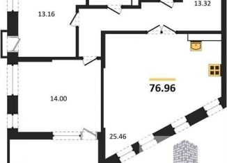 Продается двухкомнатная квартира, 77 м2, Воронеж, набережная Чуева, 7, Железнодорожный район