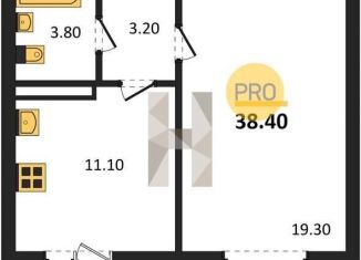 Продаю 1-комнатную квартиру, 38.4 м2, село Ямное, улица Генерала Черткова, 2