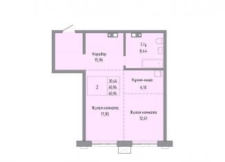 Продается двухкомнатная квартира, 61 м2, Хабаровский край, улица Шеронова, 20