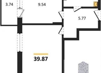 Продам однокомнатную квартиру, 39.9 м2, Воронеж, Покровская улица, 19, Коминтерновский район