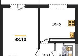 Продам однокомнатную квартиру, 38.1 м2, Воронеж, ЖК Новое Подгорное, улица Серафима Саровского, 179А