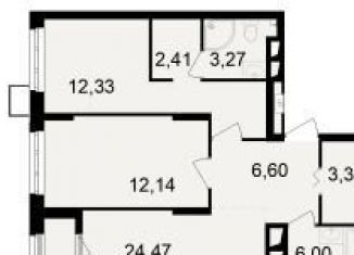 Продажа 2-ком. квартиры, 63.2 м2, Рязань