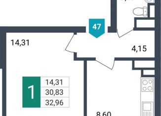 Продажа 1-комнатной квартиры, 33 м2, Чита, площадь Ленина