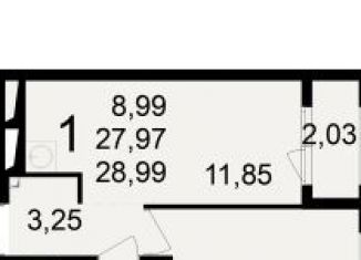 1-комнатная квартира на продажу, 29 м2, Рязанская область