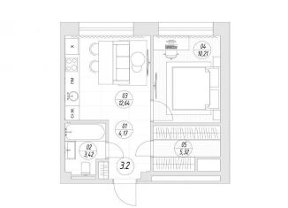 Продаю 1-ком. квартиру, 37.9 м2, Москва, метро Савеловская, улица Верхняя Масловка, 20с1