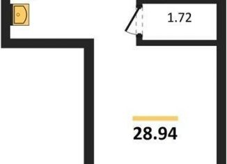 Продается квартира студия, 28.9 м2, Воронеж, Электросигнальная улица, 9Ак2, Коминтерновский район