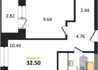 Продаю 1-ком. квартиру, 32.5 м2, Воронеж, Ленинский район