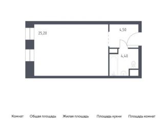 Квартира на продажу студия, 34.1 м2, Москва, район Замоскворечье, Стремянный переулок, 2