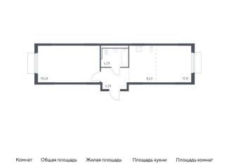 Продаю 1-ком. квартиру, 48.2 м2, Московская область, микрорайон Пригород Лесное, к18