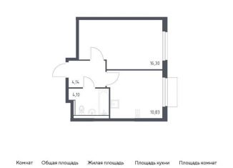 Продается 1-ком. квартира, 35.4 м2, Московская область, микрорайон Пригород Лесное, к18