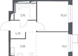 Продажа однокомнатной квартиры, 33.7 м2, Московская область, улица имени Л.И. Гоман, 5