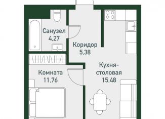 Продается квартира студия, 36.3 м2, Челябинская область