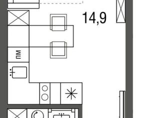 Продаю квартиру студию, 22.4 м2, Москва, Тагильская улица, 4А, метро Черкизовская