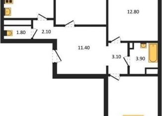 Продается 3-ком. квартира, 83 м2, Воронежская область, улица Загоровского, 9/1