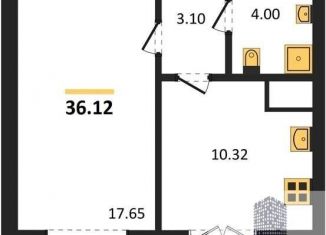 Продажа 1-комнатной квартиры, 36.1 м2, Воронеж, Цимлянская улица, 10В, Левобережный район