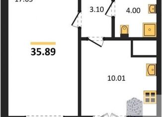 Продаю 1-комнатную квартиру, 35.9 м2, Воронеж, Левобережный район, Цимлянская улица, 10В