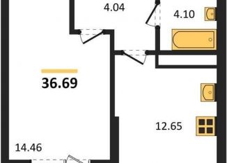 1-ком. квартира на продажу, 36.7 м2, Воронеж, Коминтерновский район, улица Славы, 7