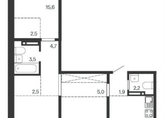 Продается трехкомнатная квартира, 82.7 м2, Новосибирск, метро Заельцовская, Игарская улица, 7