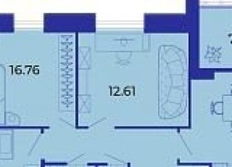 3-комнатная квартира на продажу, 81.4 м2, Брянск, улица имени О.С. Визнюка, 20