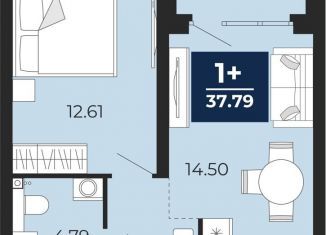 Однокомнатная квартира на продажу, 37.8 м2, Тюмень