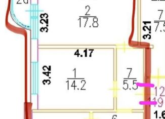 2-комнатная квартира на продажу, 53.8 м2, Москва, Лукинская улица, 16, метро Рассказовка