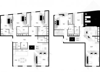 Продаю 5-ком. квартиру, 295.8 м2, Москва, Серебрянический переулок, 8, метро Чкаловская