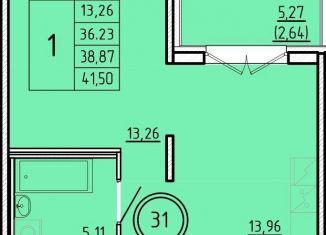 1-ком. квартира на продажу, 36.2 м2, посёлок Шушары