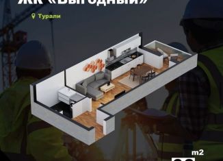 Квартира на продажу студия, 38 м2, Махачкала, Маковая улица, 9