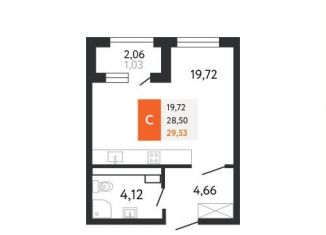 Продается квартира студия, 29.5 м2, Краснодарский край, Мысхакское шоссе, 59Д