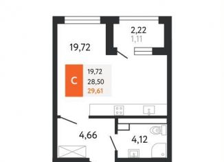 Квартира на продажу студия, 29.6 м2, Краснодарский край, Мысхакское шоссе, 59Д