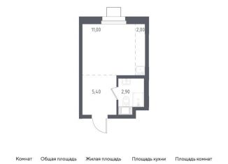 Продам квартиру студию, 21.3 м2, Московская область, жилой комплекс Люберцы 2020, к70