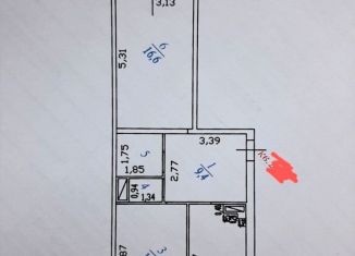 Продажа 2-ком. квартиры, 55.5 м2, Мурино, Новая улица, 7, ЖК Новое Мурино