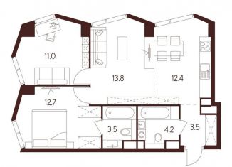 Продается 3-ком. квартира, 61.1 м2, Москва, САО